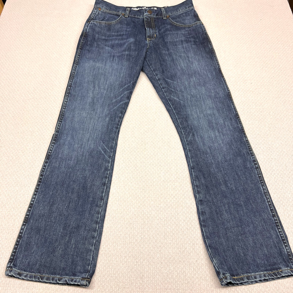 Wrangler Blue Bootcut Jeans for Men - Picture 1 of 9